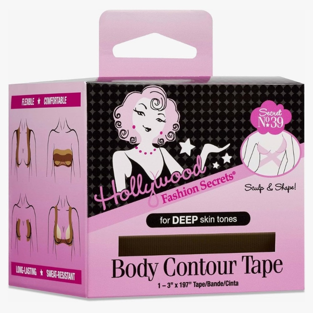 Hollywood Fashion Secrets Body Contour Tape- deep